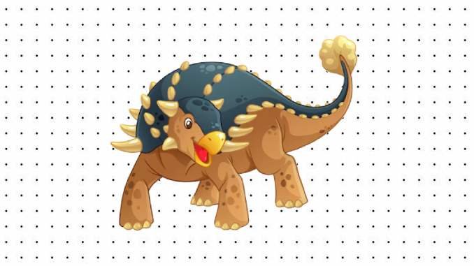 Desenhos de Anquilossauro para pintar