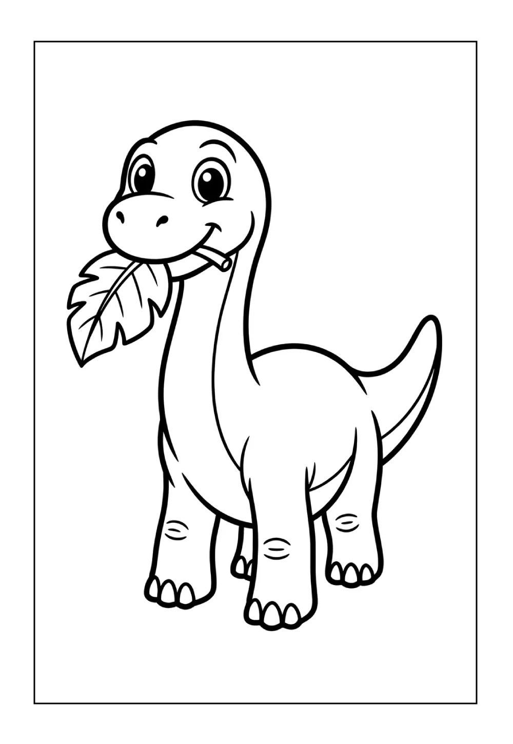 Desenho de Dinossauro para colorir