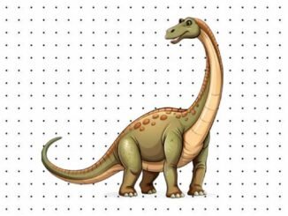 Desenhos de Braquiossauro para pintar
