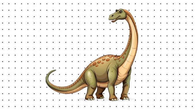 Desenhos de Braquiossauro para pintar