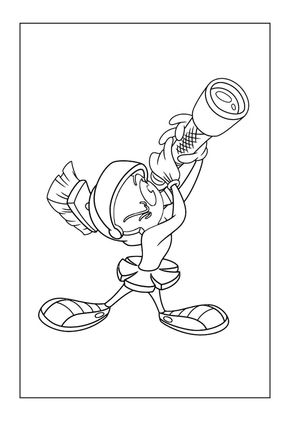 Desenho do Marvin O Marciano para colorir