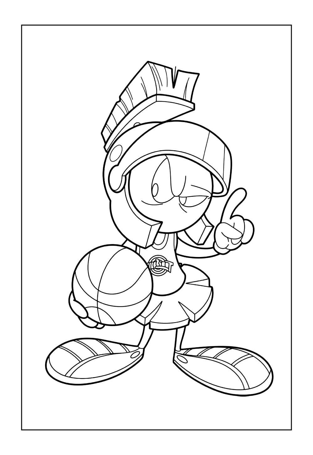 Marvin O Marciano para colorir
