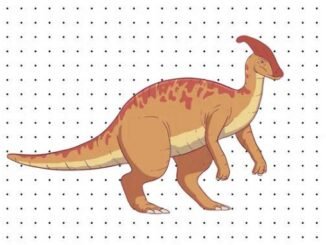 Desenhos de Parasaurolofo para pintar