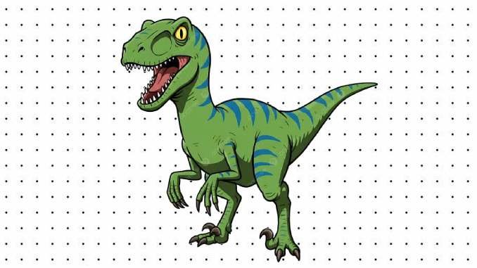 Desenhos de Velociraptor para colorir