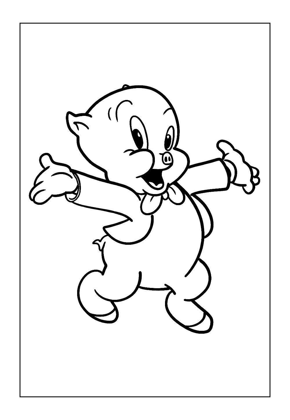 Gaguinho para imprimir e colorir