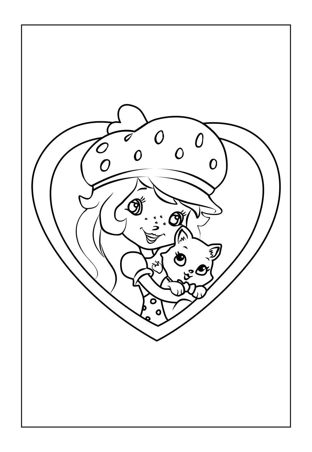 Desenhos do Gato Pudim da Moranguinho para imprimir e colorir