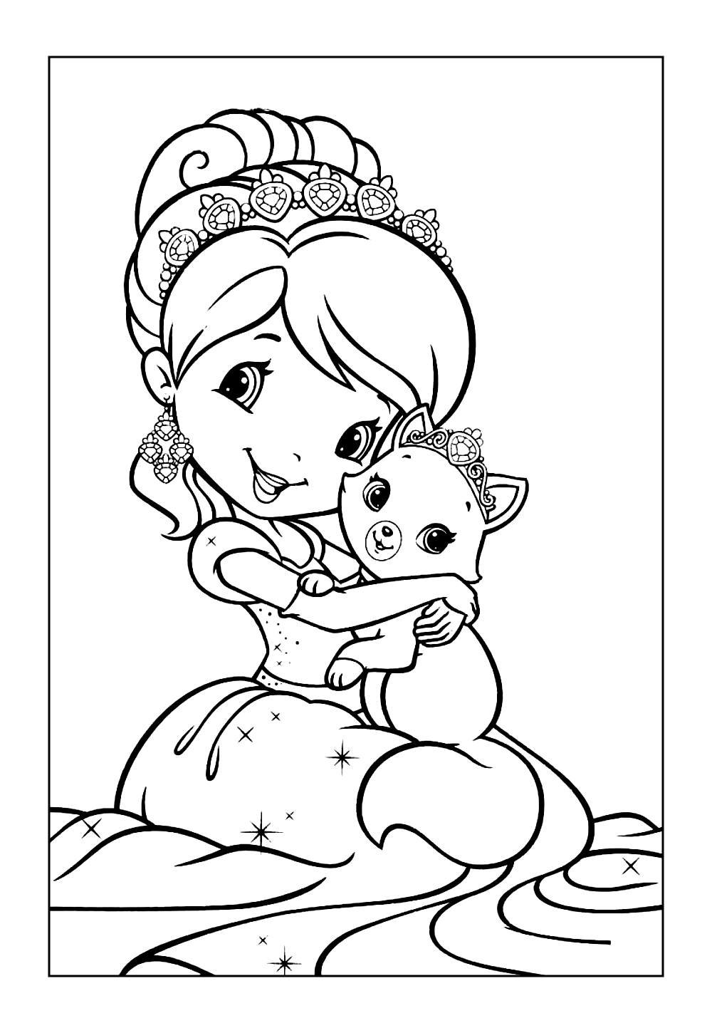 Desenhos do Gato Pudim para colorir
