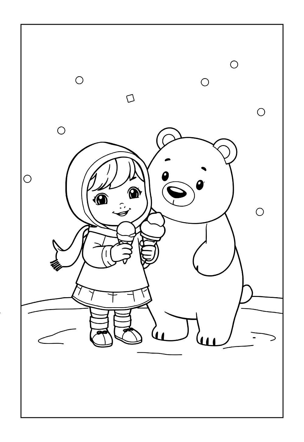 Desenhos de Masha e o Urso para pintar e imprimir