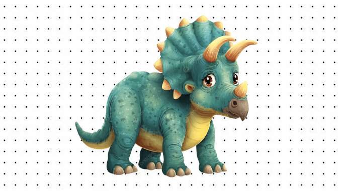 Desenhos de Triceratops para pintar