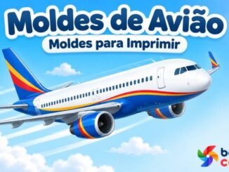 Moldes de Avião para Imprimir