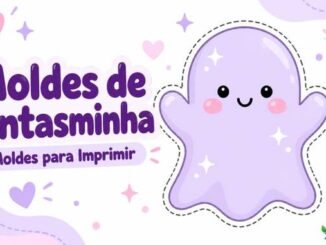 Moldes de Fantasminha para Imprimir