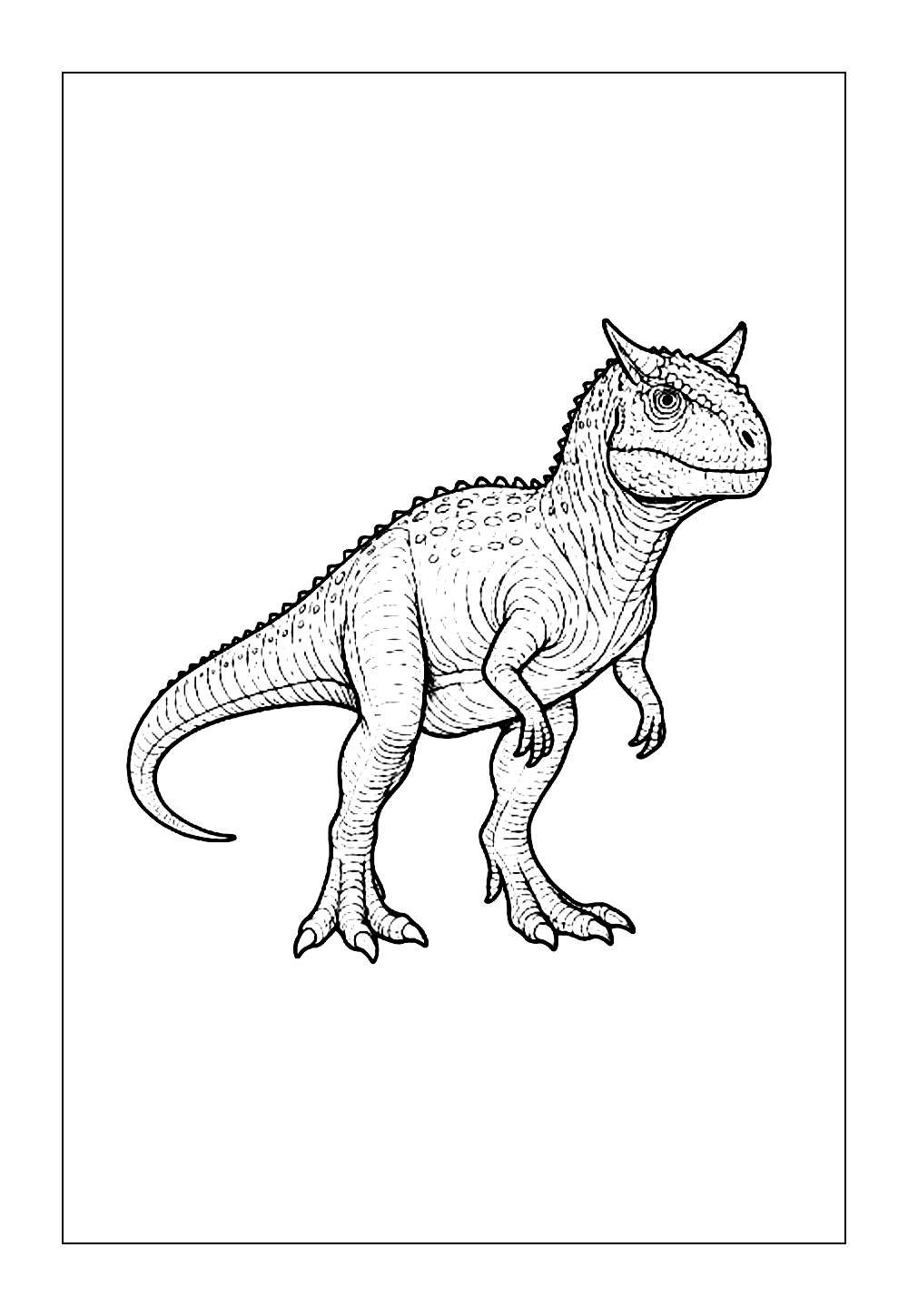 Carnotauro para colorir