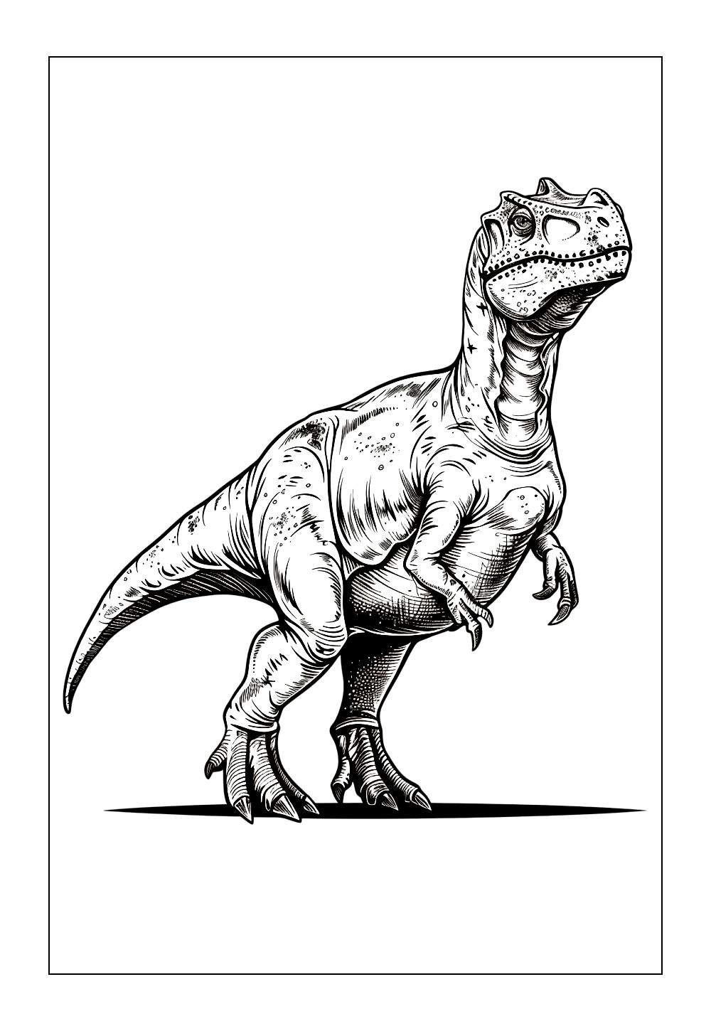 Desenho do Carnotauro para colorir