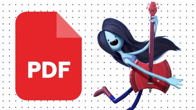 Desenhos da Marceline em PDF