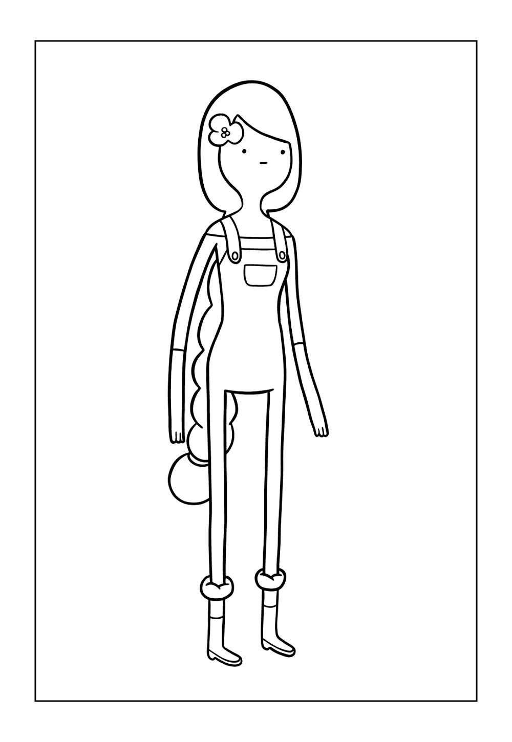 Princesa Jujuba para colorir