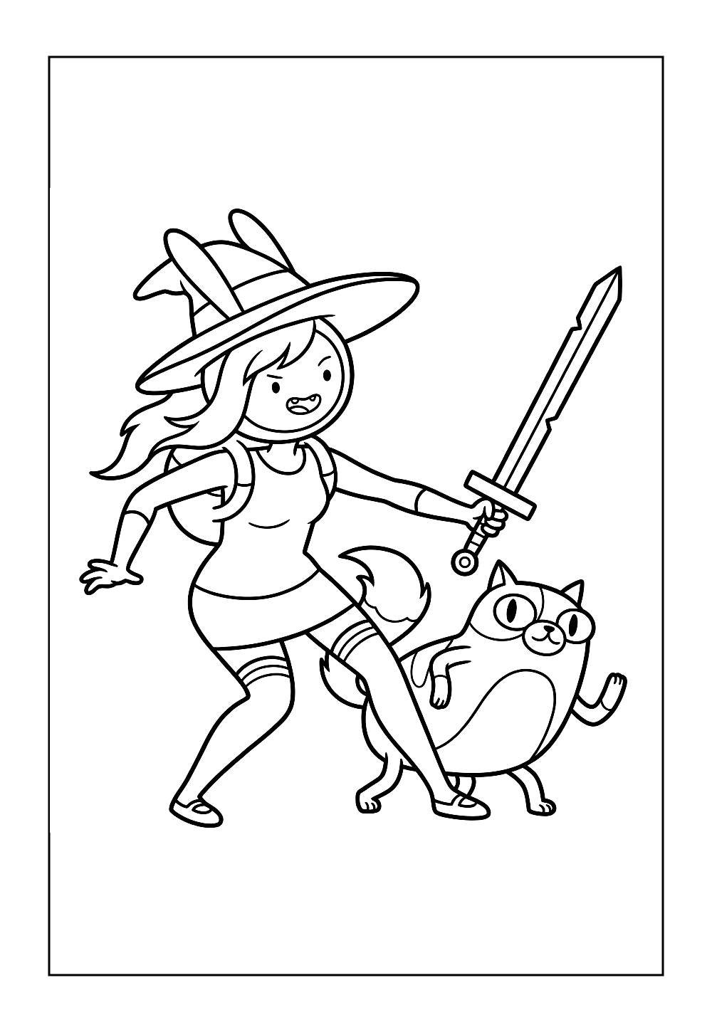 Princesa Jujuba para colorir