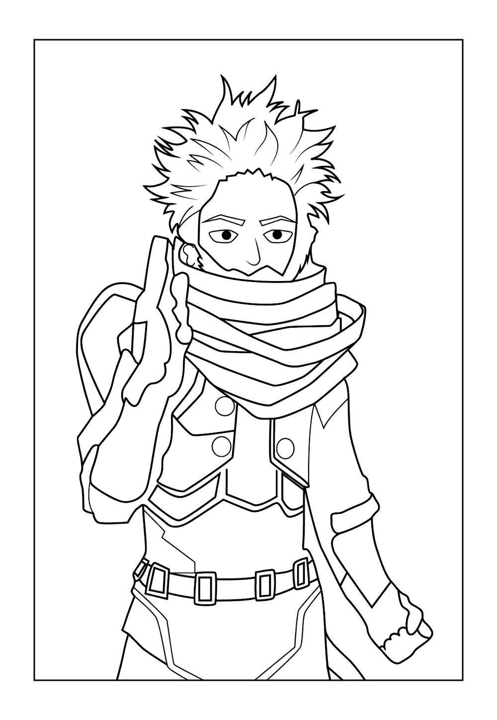 Boku No Hero Academia para colorir