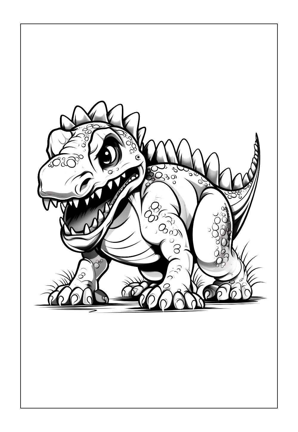 Deinosuchus para colorir e pintar