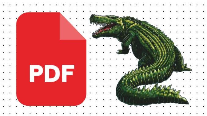 Desenhos de Deinosuchus em PDF