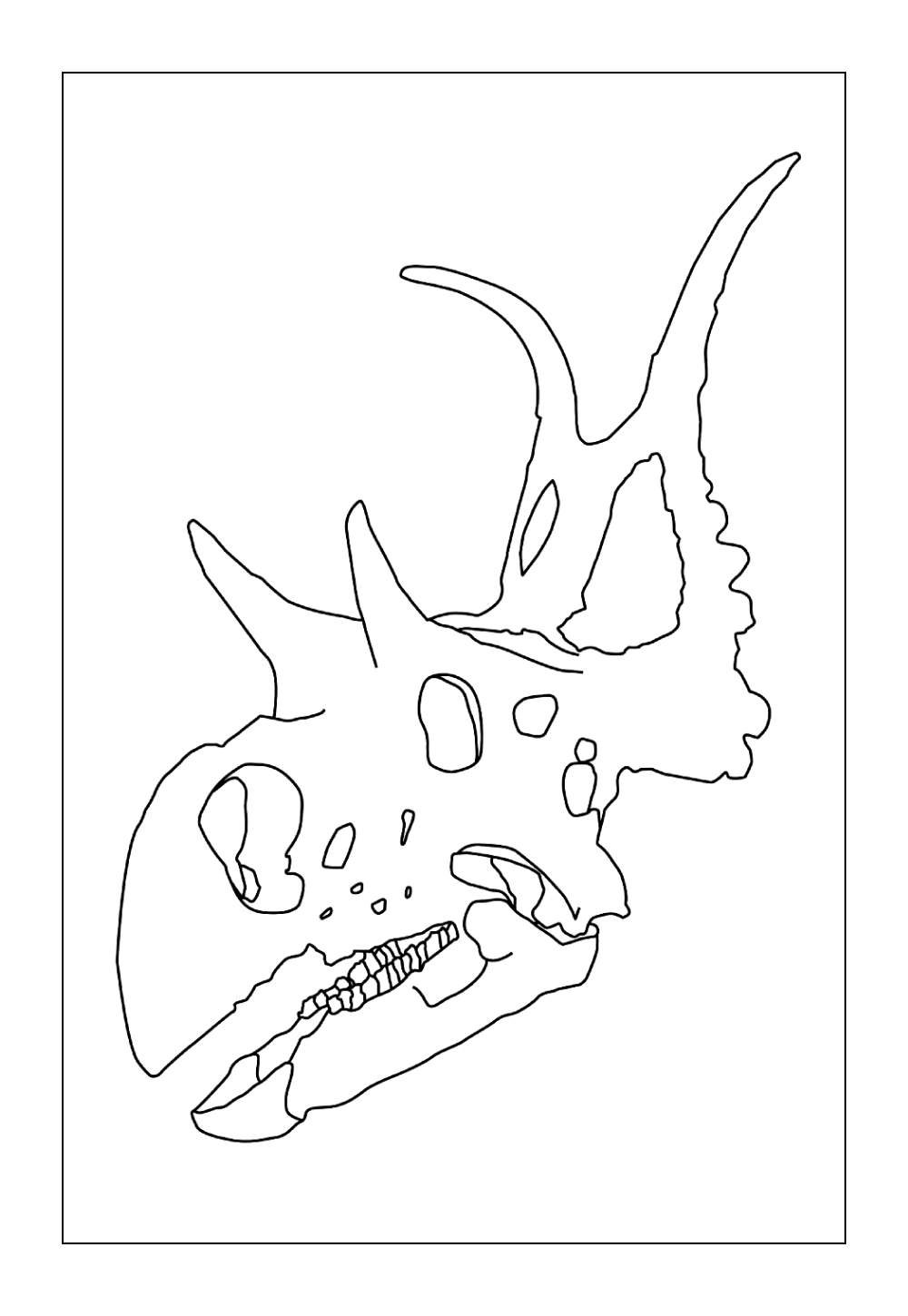 Desenhos de Diabloceratops para pintar