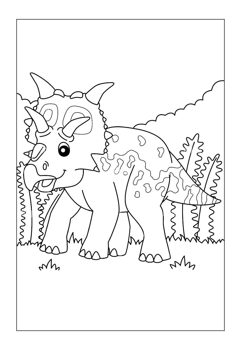 Desenhos de Diabloceratops para colorir