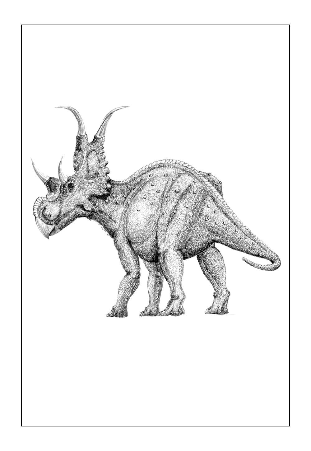 Diabloceratops para colorir e pintar