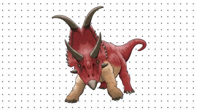 Desenho de Diabloceratops para colorir