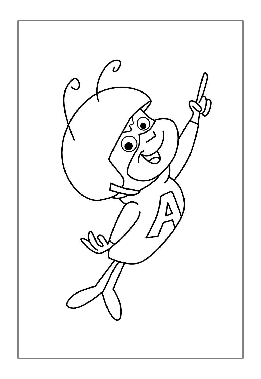Desenho da Formiga Atômica para colorir