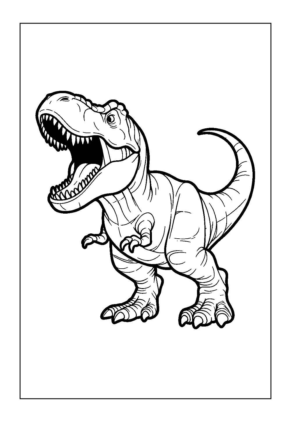 Desenho do Giganotossauro