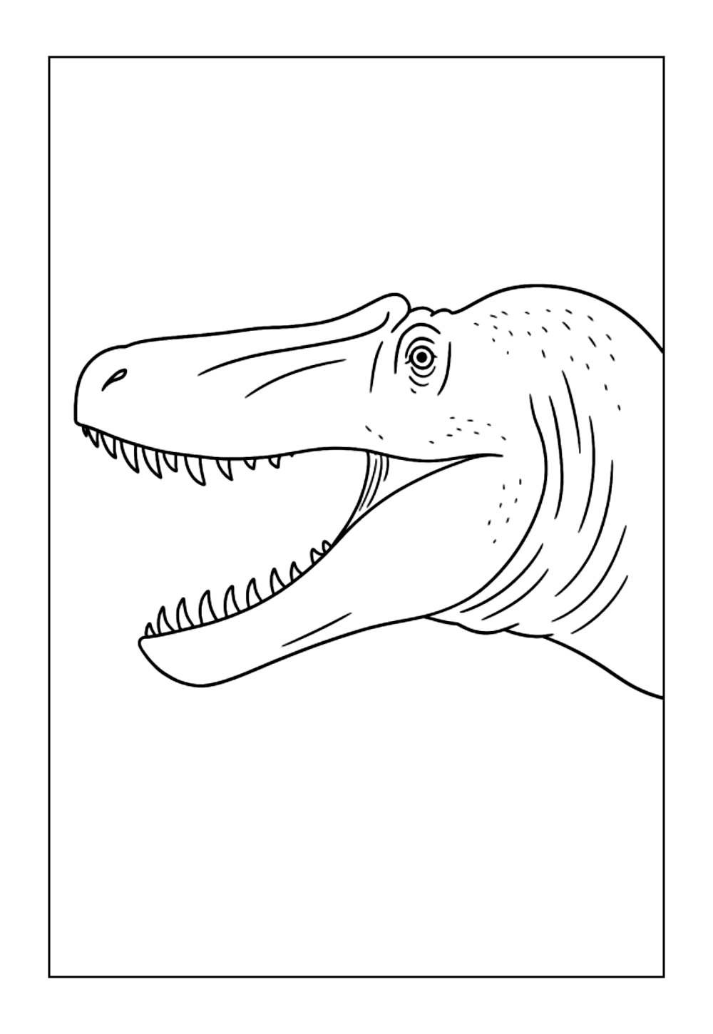 Desenho do Manjugassauro para colorir