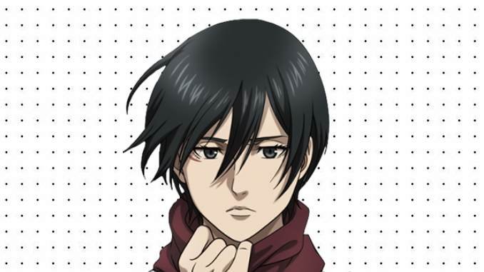 Desenhos de Mikasa Ackerman para pintar