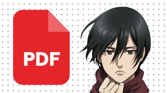 Desenhos de Mikasa Ackerman em PDF