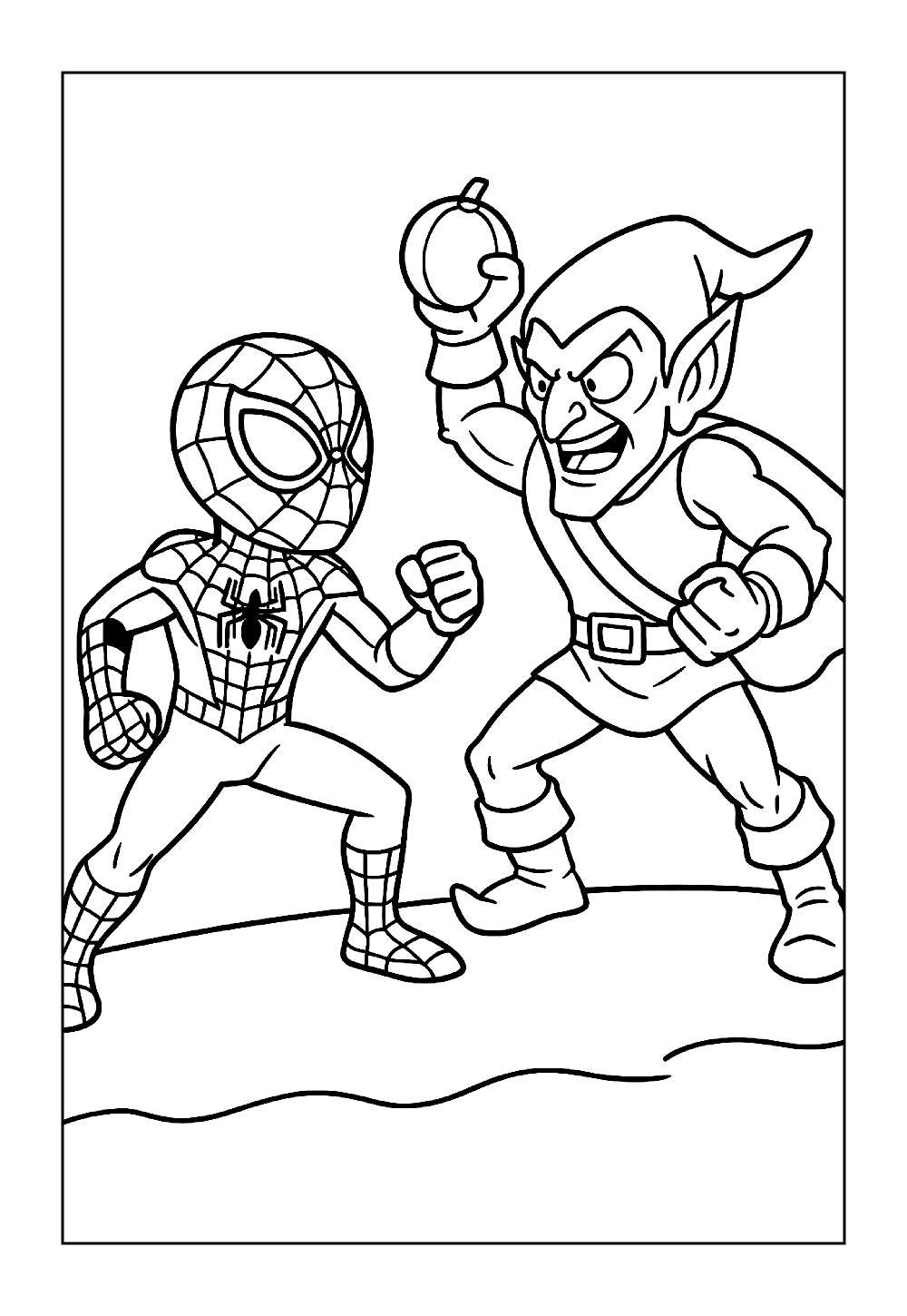 Desenho de Miles Morales para imprimir