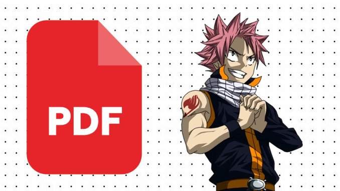 Desenhos de Natsu Dragneel em PDF