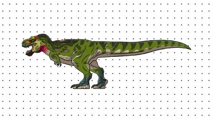 Desenhos do Tarbossauro para colorir
