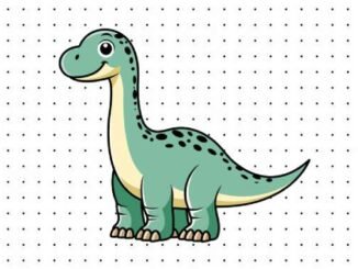 Desenhos do Brontossauro para colorir