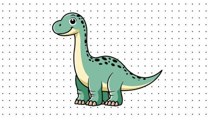 Desenhos do Brontossauro para colorir