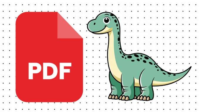 Desenhos do Brontossauro em PDF