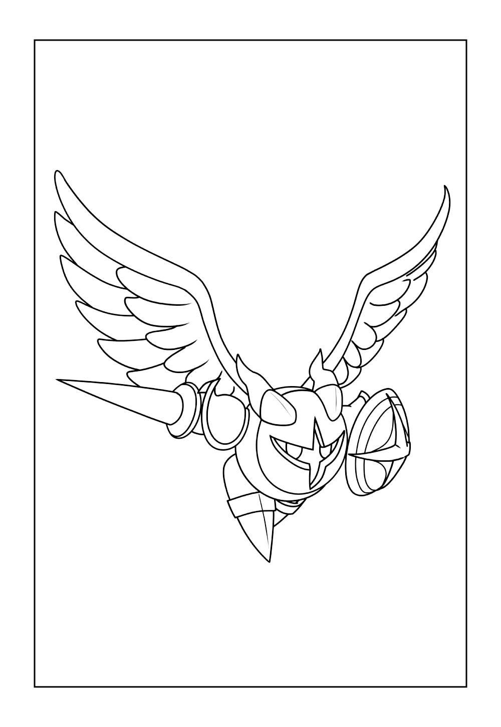 Meta Knight para colorir