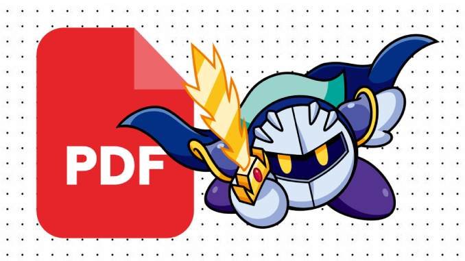 Desenhos de Meta Knight em PDF