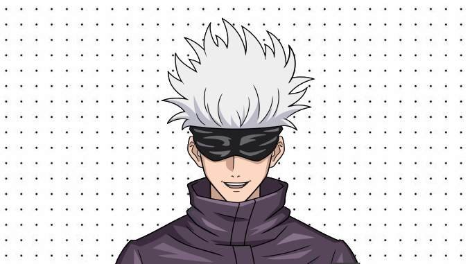 Desenhos do Satoru Gojo para pintar