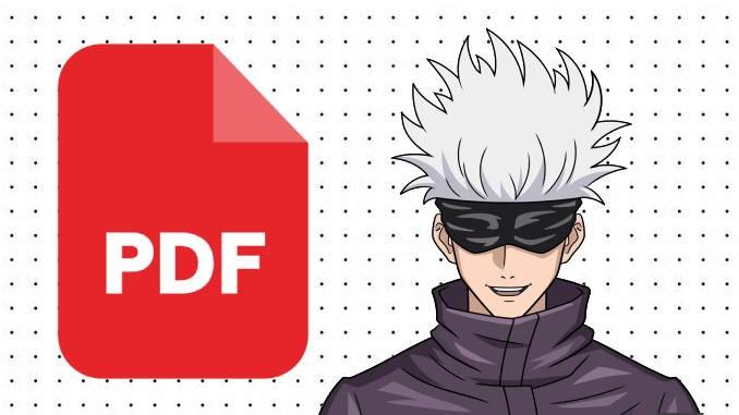 Desenhos do Satoru Gojo em PDF