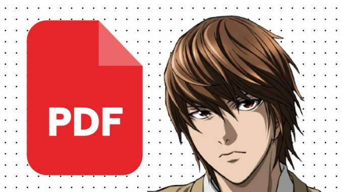 Desenhos do Light Yagami em PDF