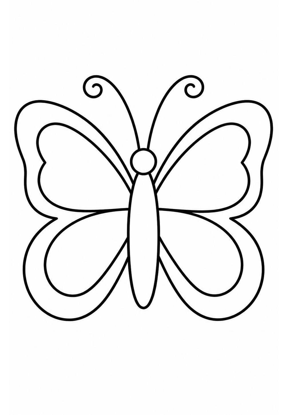 Desenho para colorir de Borboleta